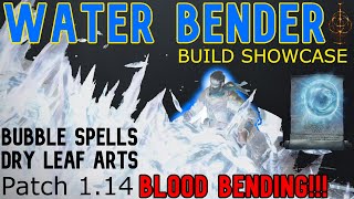 Water Bender Build Elden Ring Shadow of the Erdtee Dry Leaf Arts  Divine Beast Frost Stomp [upl. by Siekram382]