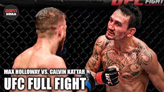 UFC FULL FIGHT Max Holloway vs Calvin Kattar UFC on ABC – Jan 16 2021  ESPN MMA [upl. by Ormsby]