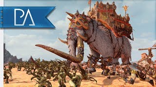 A STAMPEDE OF MAMMOTHS  3v3 Battle  Total War Warhammer [upl. by Virgil]