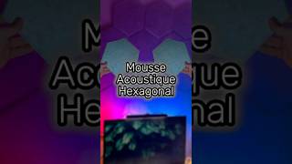 Mousse acoustique Hexagonal TONOR améliore le son de ta pièce son studio audio setup essai [upl. by Ameekahs]