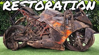 KTM RC 200 Full Restoration  Restored KTM Sport Motorcycle  Old Bike Restoration And Repair [upl. by Carey722]