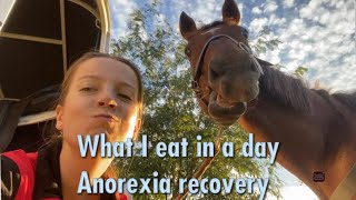 What I eat in a day in Anorexia recovery  PoppysRecovery [upl. by Anigroeg]