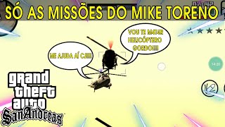 GTA SA P ANDROID  SÓ AS MISSÕES DO MIKE TORENO  GTA SAN ANDREAS 100 [upl. by Trent]