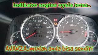 indikator engine menyala terus AVANZAmudah saja [upl. by Meil]