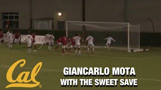 Cal Goalkeeper Giancarlo Motas Incredible Save [upl. by Amir257]