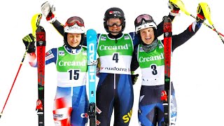 FIS Alpine Ski World Cup  Womens Slalom Run 2  Soldeu AND  2024 [upl. by Tavi]