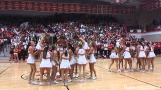 Hinsdale Central Cheerleading performs at Homecoming Pep Rally [upl. by Trah]