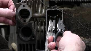 11 HP BRIGGS ENGINE VALVE JOB part 4 [upl. by Draner]