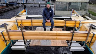 I Built A Cockpit Floor for My OceanGoing Catamaran  Wildling Sailing [upl. by Bettencourt]