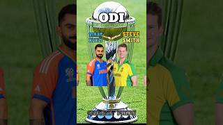 Virat Kohli vs Steve Smith trending cricket youtubeshorts shortvideo shorts shots sports [upl. by Sirroned869]