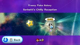 Super Mario Galaxy 2  Freezy Flake Galaxy  Sorbettis Chilly Reception  43 [upl. by Bledsoe]