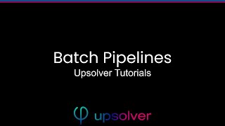 Upsolver Tutorial  Batch Processing from Amazon S3 to Snowflake [upl. by Ojillek430]