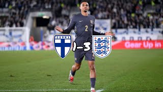 Finland 13 EnglandTrent AlexanderArnold wonderful freekick caps backtobasics victory [upl. by Shih211]