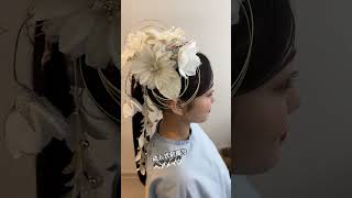 Ponytail hairstyle for coming of age 成人式 photoshoot reels mua shorts ponytail hairstyle [upl. by Erdnassac]