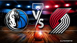 Trail Blazers vs Mavericks RESUMEN [upl. by Aseuqram]