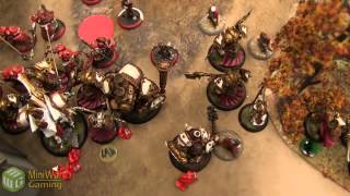 Menoth vs Khador Warmachine Battle Report  Warmachine League Season 3 Ep 19 [upl. by Asilef]