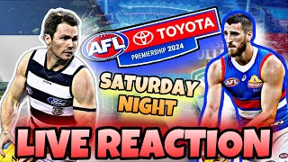 AFL ROUND 19 GEELONG CATS vs WESTERN BULLDOGS  LIVE REACTION [upl. by Floyd]