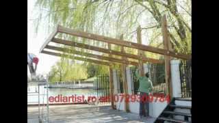 PERGOLA SNAGOV 0729309784 EDIARTISTRO mansarde lemnconstructii usoare [upl. by Trista]