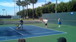 Tennis Drill  advanced level hand feed [upl. by Ardnovahs]