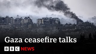 Gaza ceasefire deal in balance as Israel “demands list of hostages” BBC News [upl. by Kinchen666]