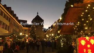 Weihnachtsmarkt Rottweil Retro Version  01122016 [upl. by Assile]