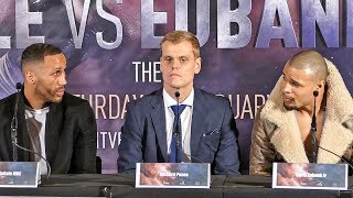 James DeGale vs Chris Eubank Jr FULL PRESS CONFERENCE  ITV Box Office [upl. by Hiller]