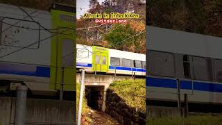 A Train in Interlaken Switzerland🇨🇭travel train tourism trainsound switzerland india dubai [upl. by Walling]