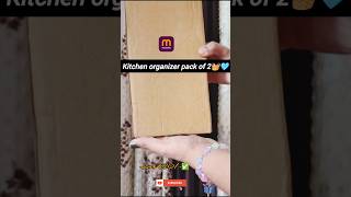 Kitchen organizer combo just 220🧺✅meeshofinds organizer affordable youtubeshorts shortvideo [upl. by Accem]