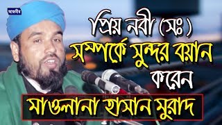 Bangla waz  প্রিয় নবী সঃ সম্পর্কে সুন্দর বয়ান  Mawlana Hasan Murad  হাসান মুরাদ [upl. by Hazmah333]