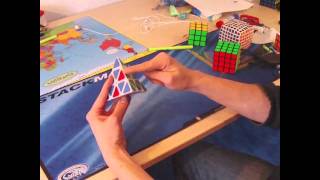 Pyraminx tutorial keyhole method Beginneradvancedexpert [upl. by Bickart]