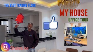 MY HOUSE TOURwelcome to my trading floor [upl. by Longtin]