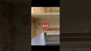 FOLD HANG REPEAT The Ultimate spaces saving Table for Tiny Homes diy viral woodscrafttips [upl. by Htrag]