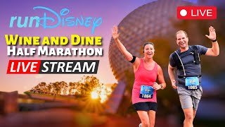 🔴LIVE🔴2023 runDisney Wine amp Dine Half Marathon  Full Race Course Live Stream At Walt Disney World [upl. by Asteria280]