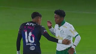 Kendry Paez vs Palmeiras 1 Goal He Humiliated Endricks Team 🇪🇨 [upl. by Hellene100]