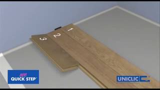 How to install Quick Step laminate flooring planks [upl. by Ffej199]