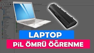 Laptopun Kalan Batarya Pil Ömrünü Öğrenmek [upl. by Lexie122]