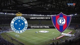 Gols  Cruzeiro 1 x 1 Cerro Porteño PAR  Libertadores 2014  16042014 [upl. by Relyhcs]