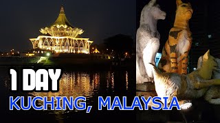 A NIGHT AT KUCHING WATERFRONT SARAWAK MALAYSIA [upl. by Eveivaneg398]