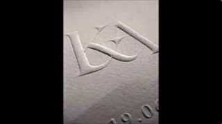 Embossed wedding invitations from The Print Warehouse [upl. by Ainatnas335]