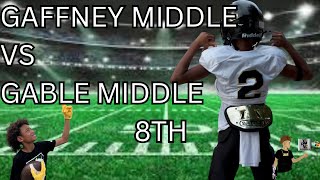 GAFFNEY MIDDLE VS GABLE MIDDLE [upl. by Pagas]