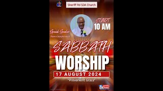 Sabbath Worship  Aug 172024  quotPrevenient Grace quot Pastor Joseph Small [upl. by Shevlo133]