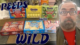 Peeps Gone Wild Dr Pepper Peeps Watermelon Peeps Rice Crispy Peeps We Try All The Peeps [upl. by Anitsrik47]