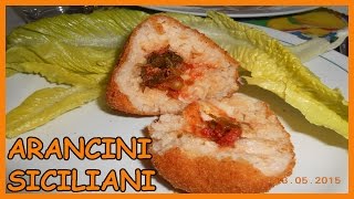 Arancini siciliani al ragù  Le Ricette di Zio Roberto [upl. by Audette]