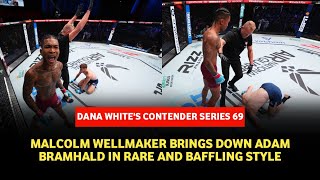 DWCS 69 Highlights Malcolm Wellmaker faceplants Adam Bramhalds KO while moving backwards [upl. by Carlile]