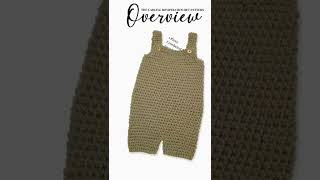 Super Easy Baby Romper Crochet Pattern [upl. by Fleda]