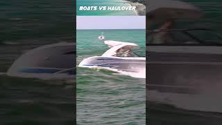 Wild Ride at Haulover  Boats vs Haulover Inlet shorts boating miami boatlife rough [upl. by Akinoj]