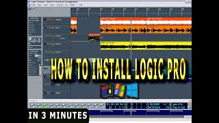 How to install Logic pro  logic platinum 5  for windows installation guide [upl. by Ahc721]