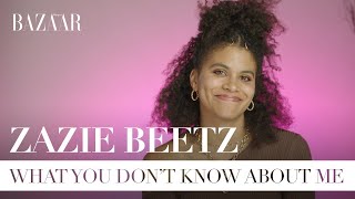 Zazie Beetz talks Atlanta Rihanna party tricks and guilty pleasures  Bazaar UK [upl. by Lamdin]