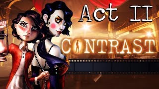 CONTRAST Gameplay Walkthrough  Act II All Collectibles Luminaries Achievements  Trophies [upl. by Roxie]