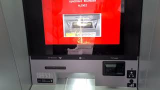 Ziraat Bankası ATM den QR Kod İle Para Çekme [upl. by Elaweda]